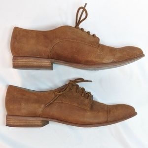 Hinge Leather Shoes Oxford Lace Up Womens Size 9m